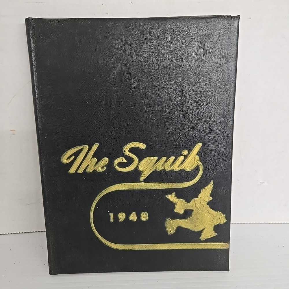 Shelbyville Indiana High School Yearbook The Squib 1948 RARE Vintage Hardcover